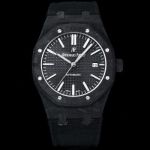 INA Factory Audemars Piguet Knock Off Black Carbon Fibre Watch
